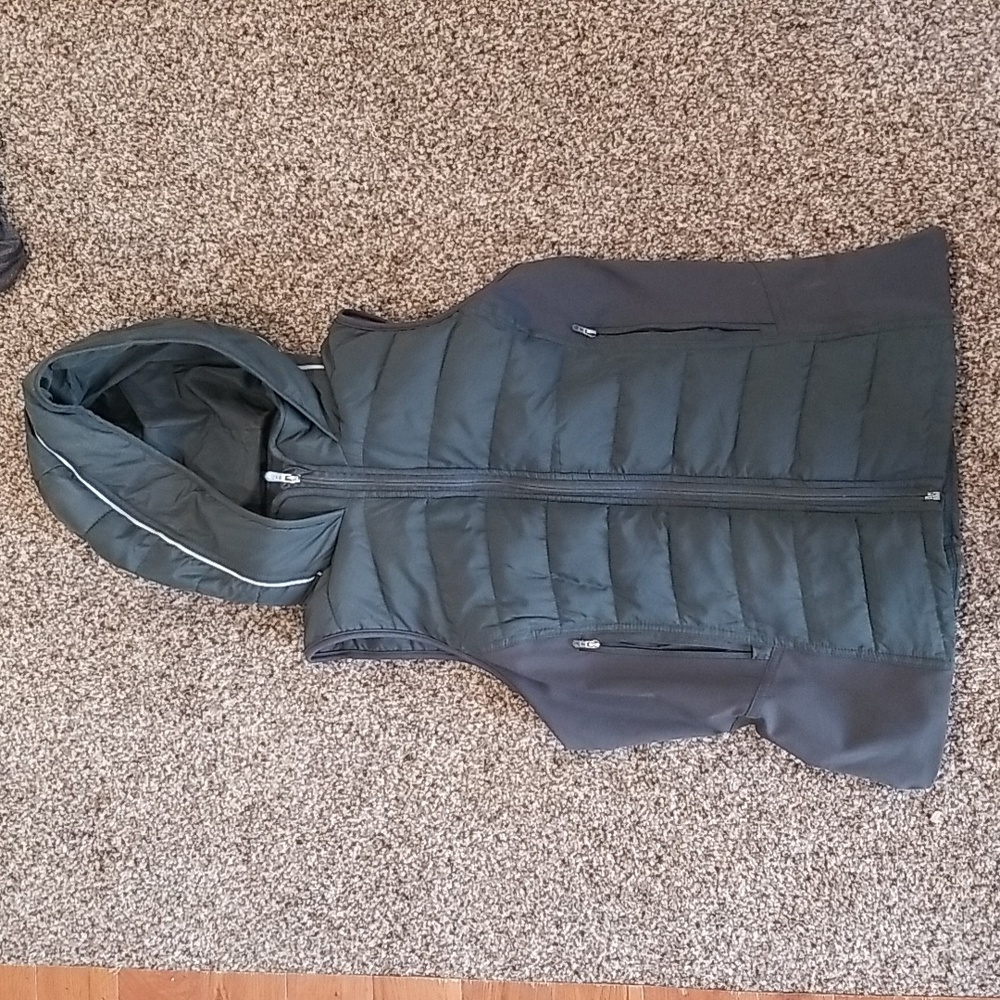 Tangerine Quilted Vest